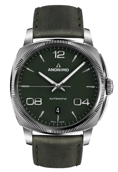 Anonimo EPURATO Automatic Stainless Steel Case Mat Green Dial AM-4000.01.107.W66