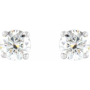 14K White 1/4 CTW Natural Diamond Cocktail-Style Earrings 29762:6204:P