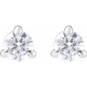 14K White 1/5 CTW Lab-Grown Diamond Cocktail-Style Stud Earrings 688987:LG601:P
