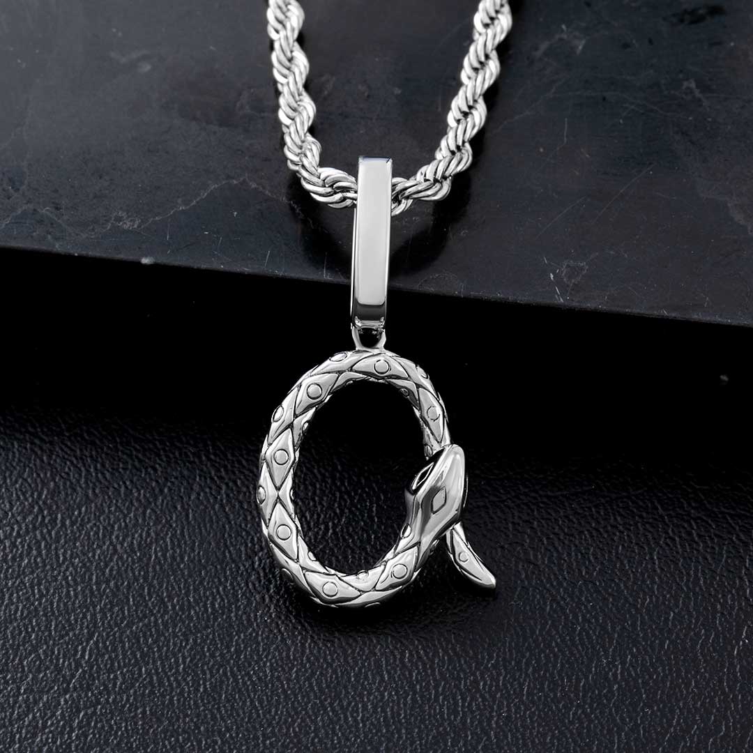 Helloice Snake Letters Pendant