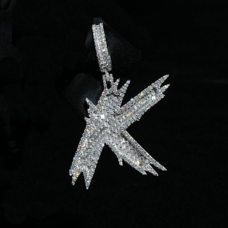 Helloice New Baguette 26 Letters Pendant