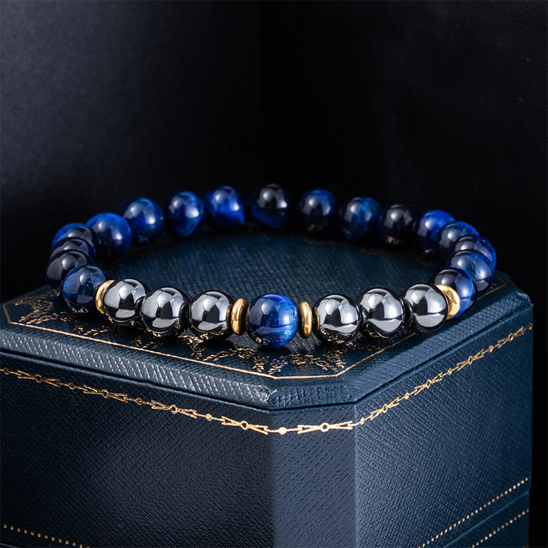 Helloice  Natural Healing Stones Stretch Bracelet