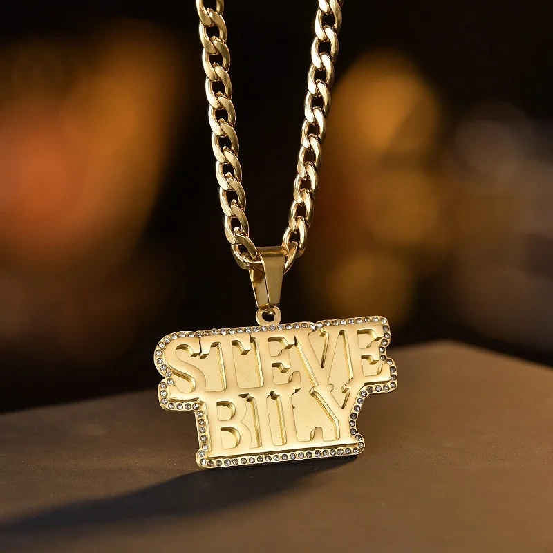 Helloice Iced Custom Name Pendant