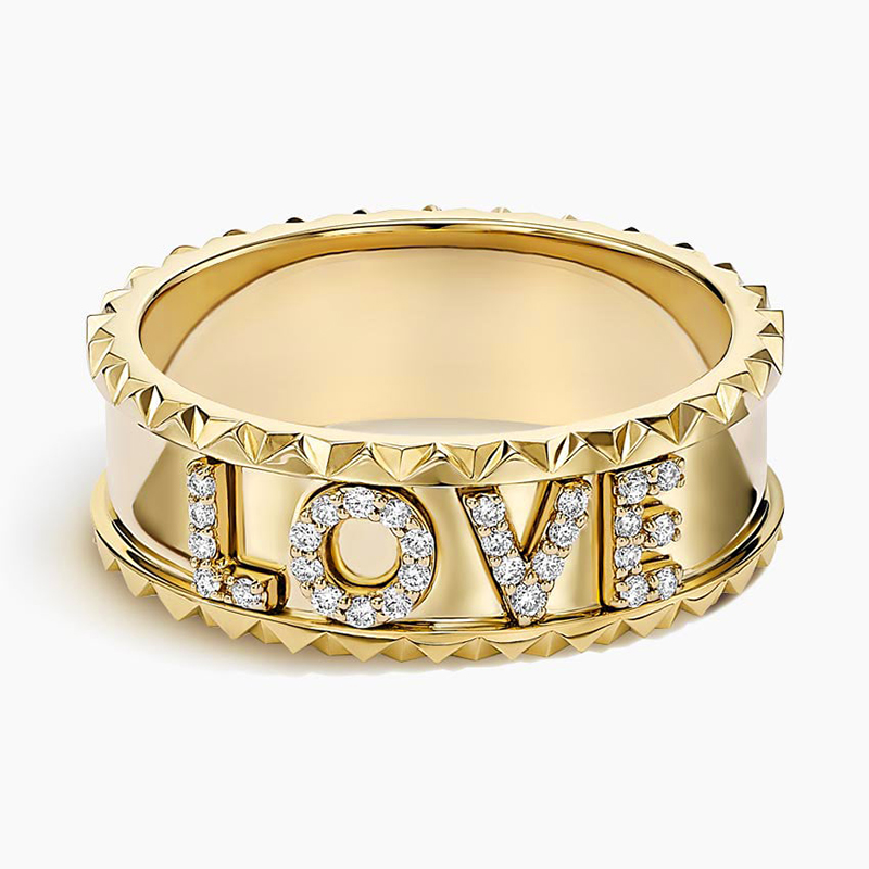 Helloice Personlized Signature Diamond Ring