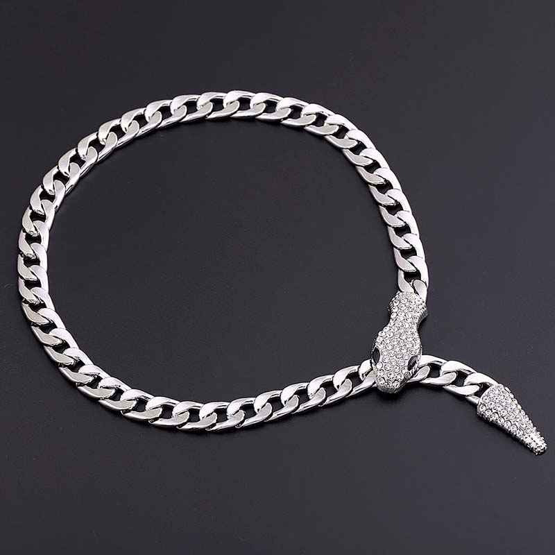 Helloice 11mm Magnetic Snake Cuban Chain