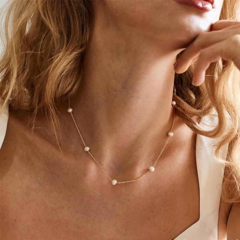 Helloice Multiple Pearl Necklace