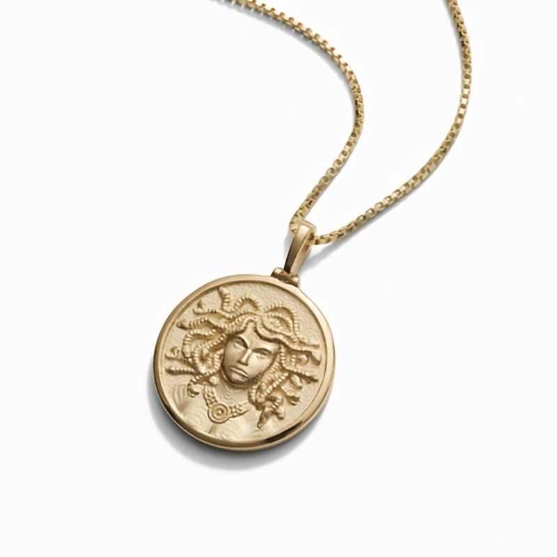 Helloice Medusa Pendant Necklace