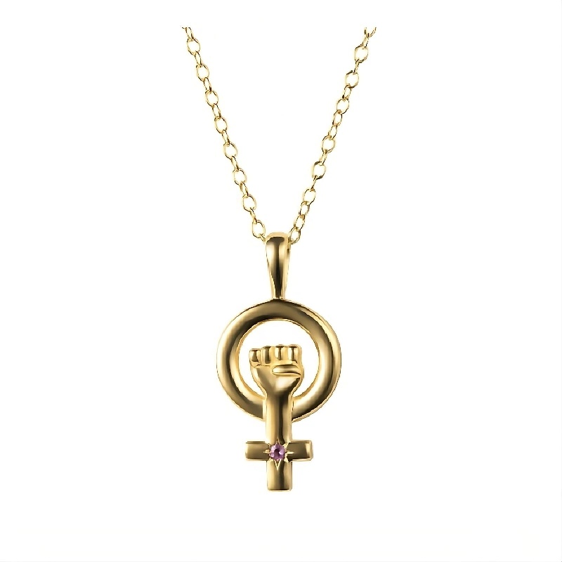 Helloice Woman Power Necklace