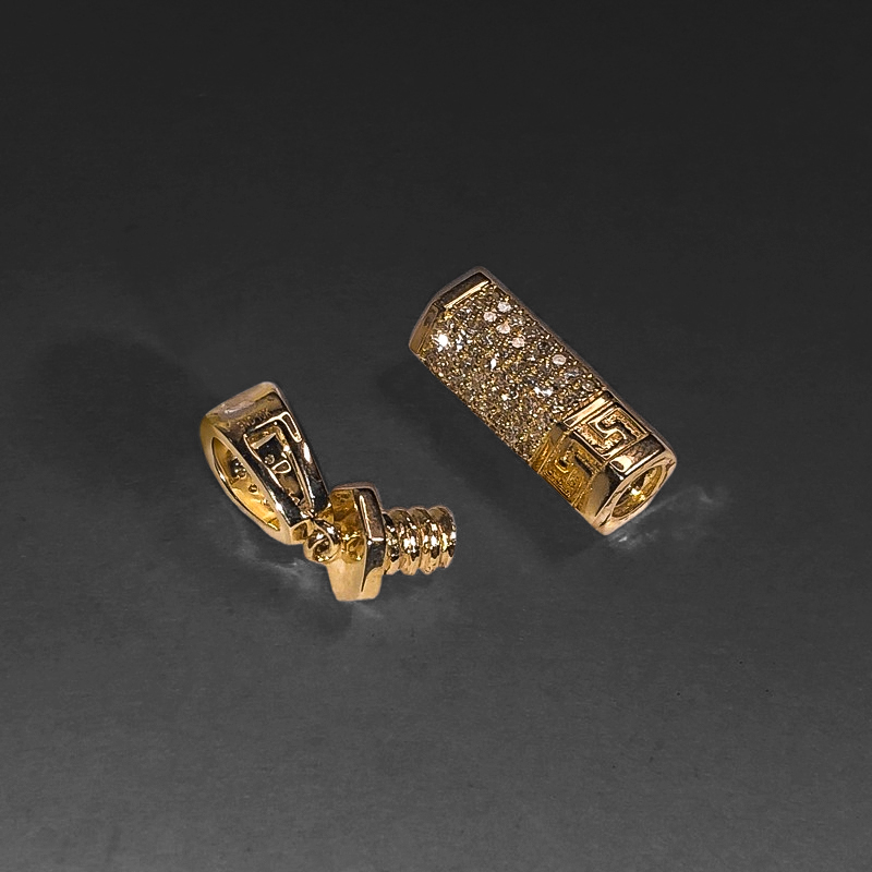 Helloice Hexagonal Cylinder Urn Pendant