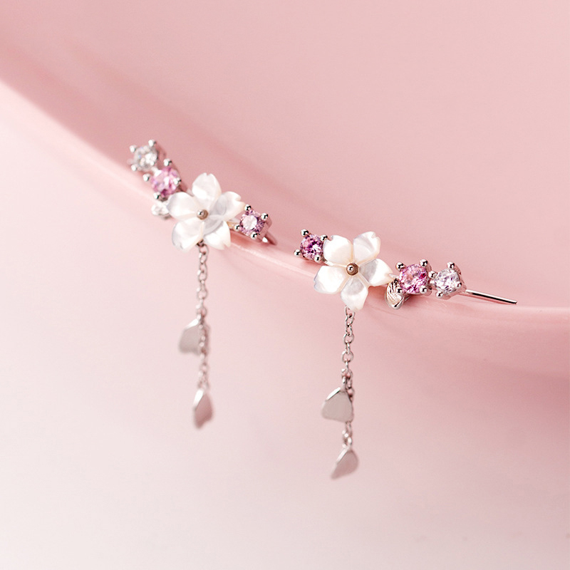 Helloice Spring Flower Drop Earrings