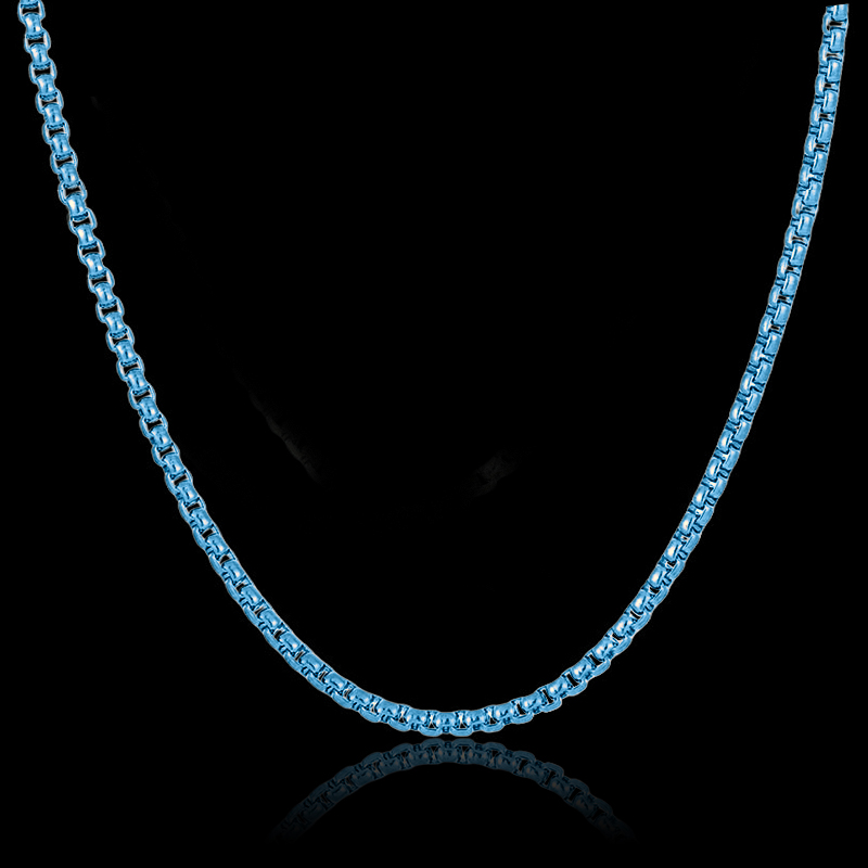 Helloice 2.5mm Box Chain for Men