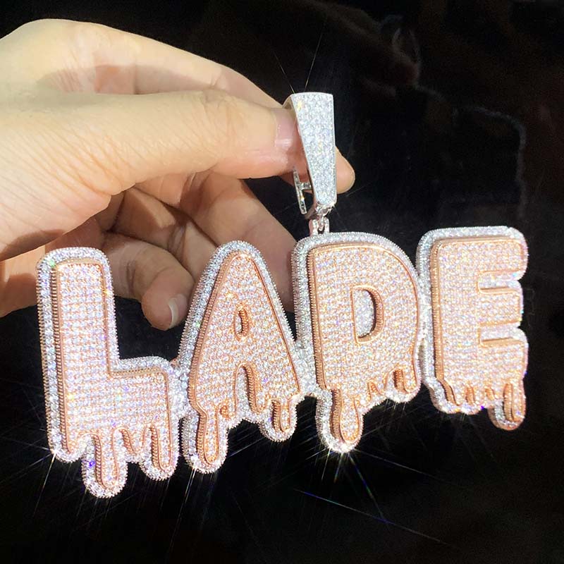 Helloice Iced Out Custom Drip Pendant