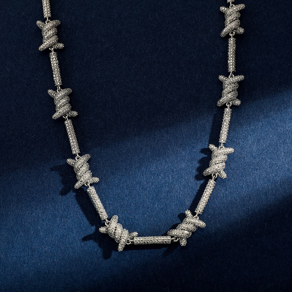 Helloice Shining 11mm Thorns Necklace