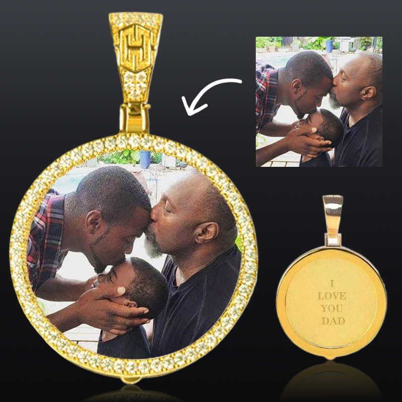 Helloice Custom Large Size Photo Pendant - 60mm/2.36"