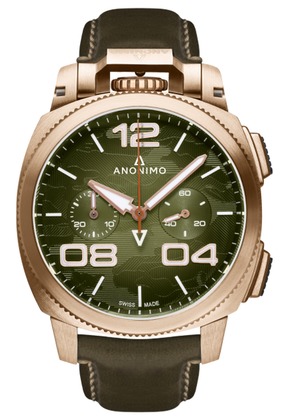 Anonimo Militare Automatic Chrono Khaki Camouflage Bronze AM-1123.01.002.A05