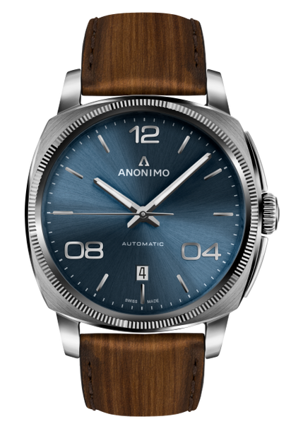 Anonimo EPURATO Automatic Stainless Steel Case Galvanic Blue Sunray Dial AM-4000.01.103.W22