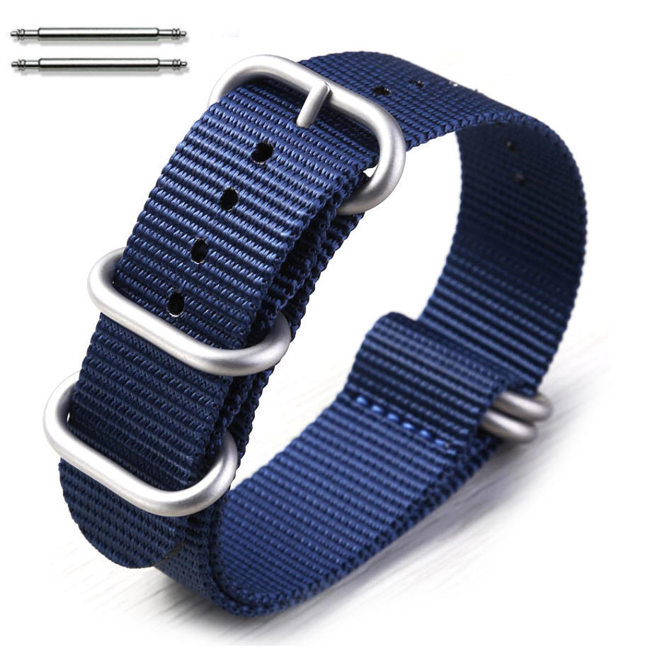 5 Ring Ballistic Army Military Navy Nylon Fabric Replacement Watch Band #3023