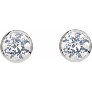 14K White 1/5 CTW Natural Diamond Cocktail-Style Earrings 29921:60000:P