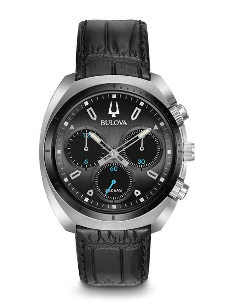 Bulova Curv Chronograph  98A155 + Free Travel Clock & Picture Frame Clock