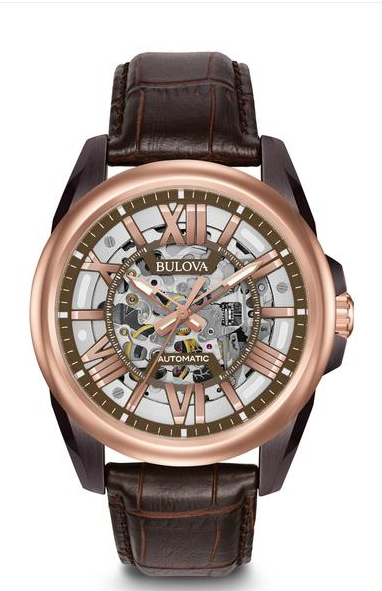 Bulova Automatic Collection 98A165 + Free Travel Clock & Picture Frame Clock