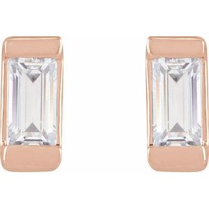 14K Rose .08 CTW Lab-Grown Diamond Earrings 653733:LG105:P