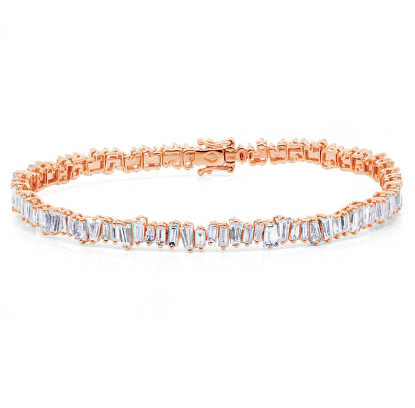 5.48CT DIAMOND BAGUETTE BANGLE
