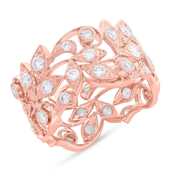 1.60CT DIAMOND LEAF RING