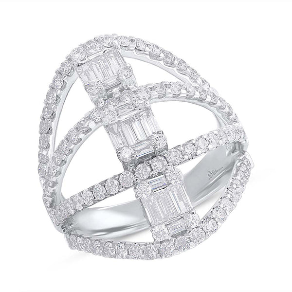 1.80CT DIAMOND BAGUETTE RING