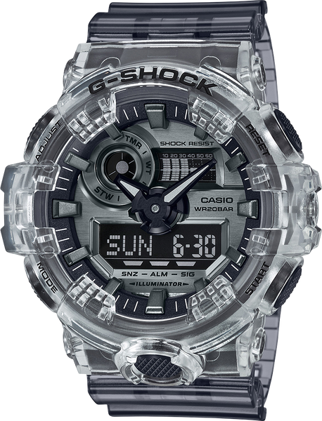 Casio G-Shock GA700SK-1A Ana-Digital Transparent Metallic Tone Watch