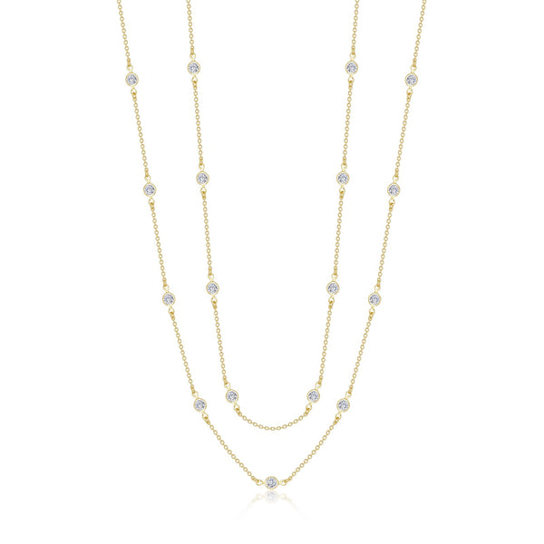 Lafonn Stackables Diamond Necklace N0016CLG36