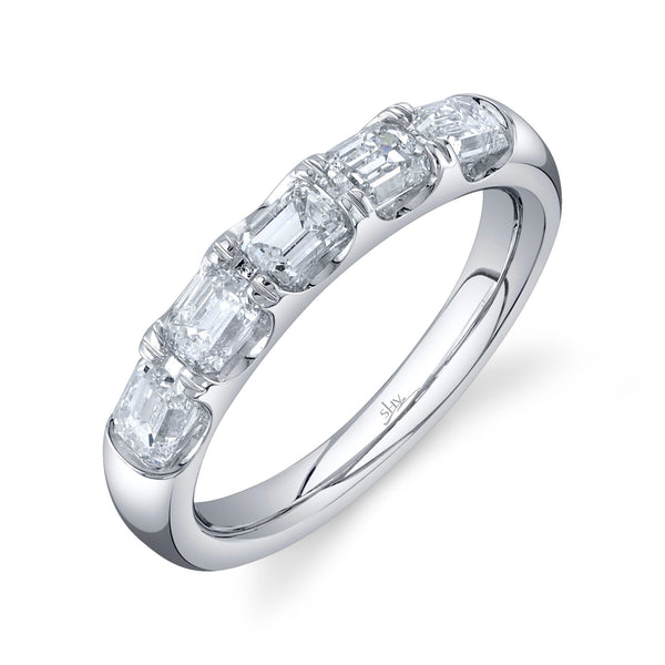 1.50CT DIAMOND EMERALD BAND