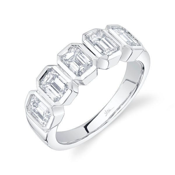 2.04CT DIAMOND EMERALD BAND
