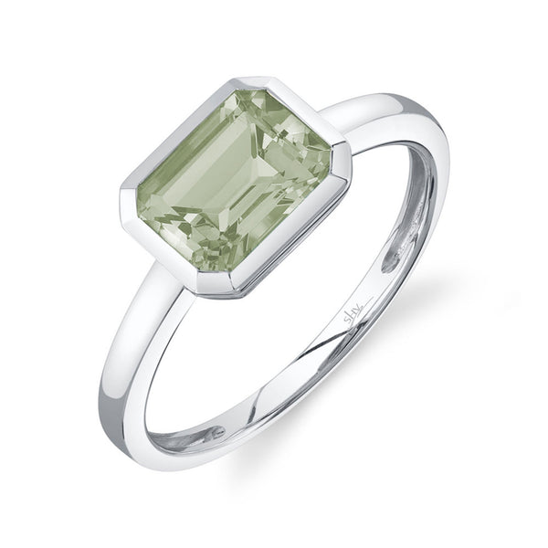 1.88CT GREEN AMETHYST RING