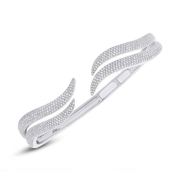 1.59CT DIAMOND PAVE BANGLE