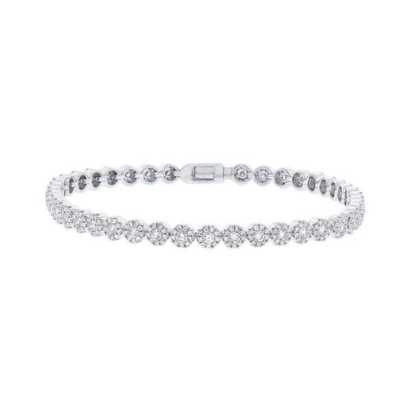 2.21CT DIAMOND TENNIS BRACELET
