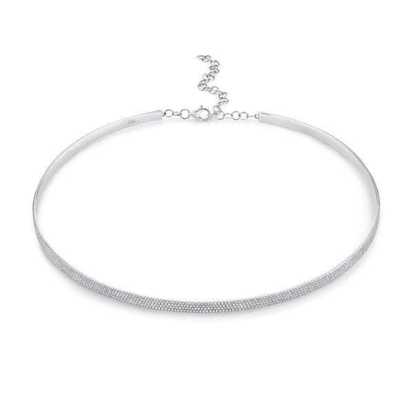 1.56CT DIAMOND CHOKER NECKLACE