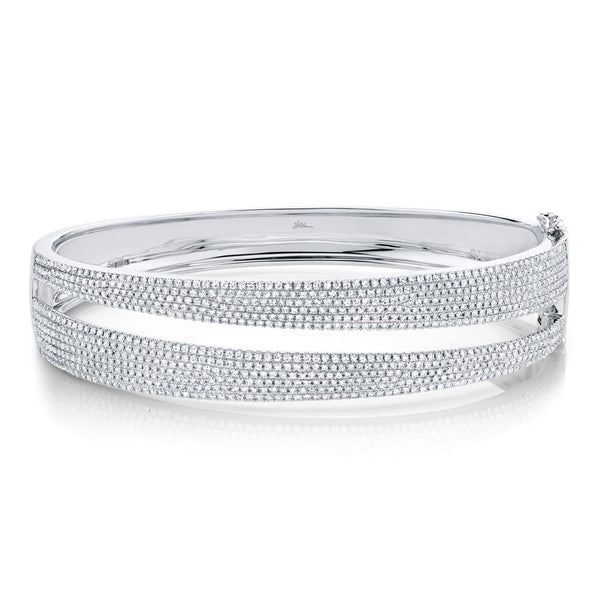 1.96CT DIAMOND PAVE BANGLE