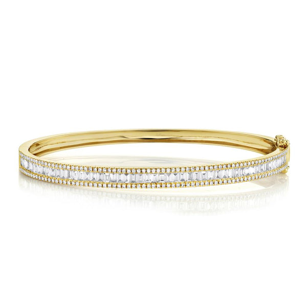 1.74CT DIAMOND BAGUETTE BANGLE