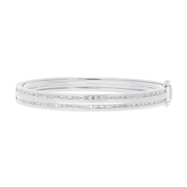 1.67CT DIAMOND BAGUETTE BANGLE