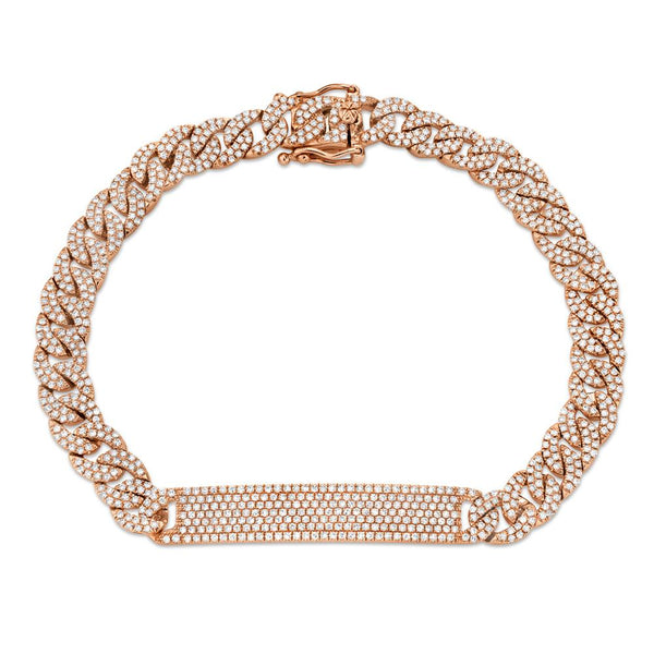 1.97CT DIAMOND PAVE LINK BRACELET