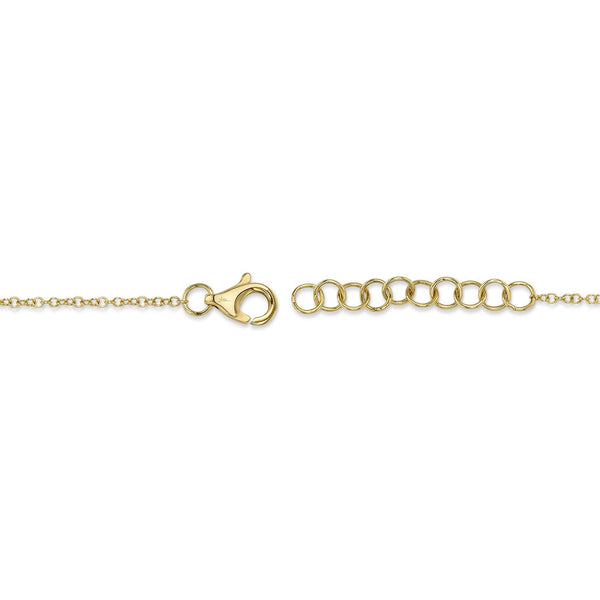 Shy Creation 0.03Ct Diamond Star Of David Bracelet SC55006679