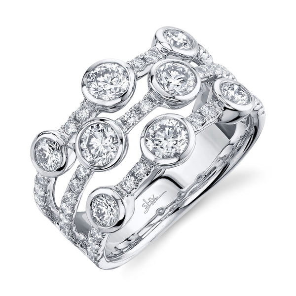 1.58CT DIAMOND BEZEL RING
