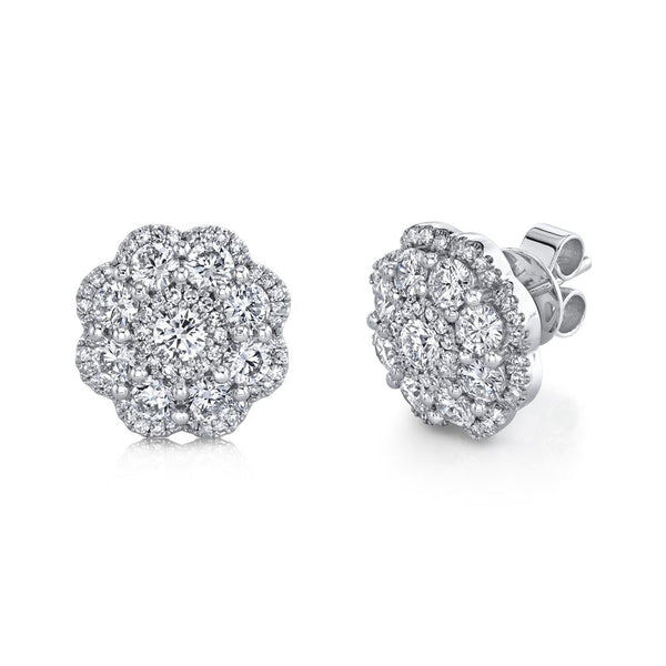 1.84CT DIAMOND STUD EARRING