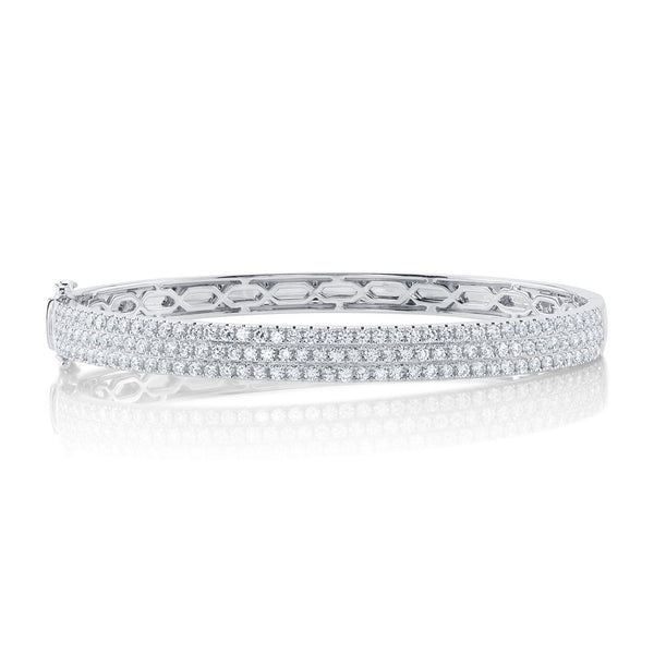 2.35CT DIAMOND PAVE BANGLE