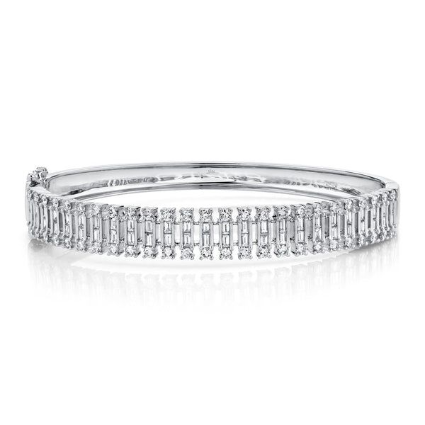 2.31CT DIAMOND BAGUETTE BANGLE