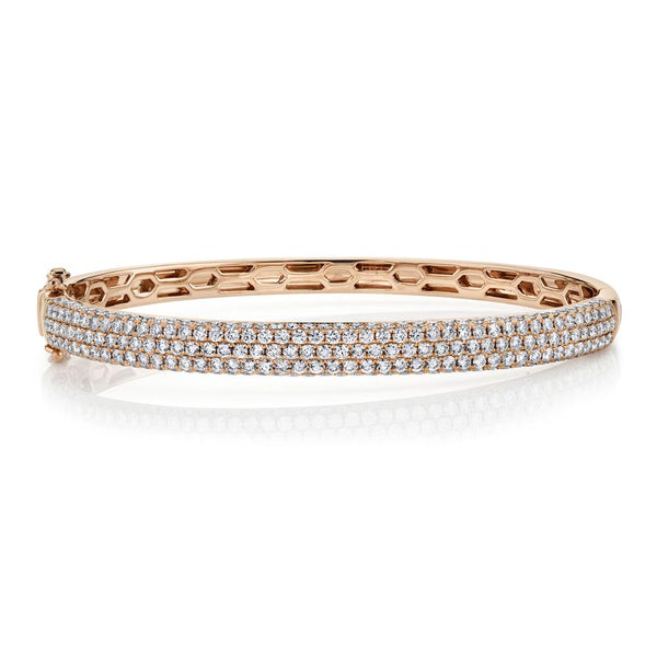 2.97CT DIAMOND PAVE BANGLE