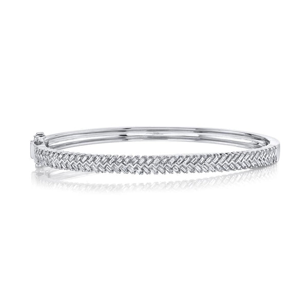 1.78CT DIAMOND BAGUETTE BANGLE