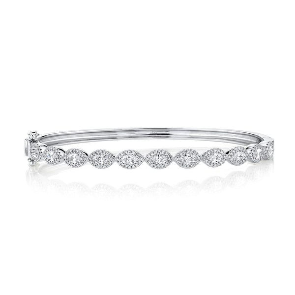 1.52CT DIAMOND MARQUISE BANGLE