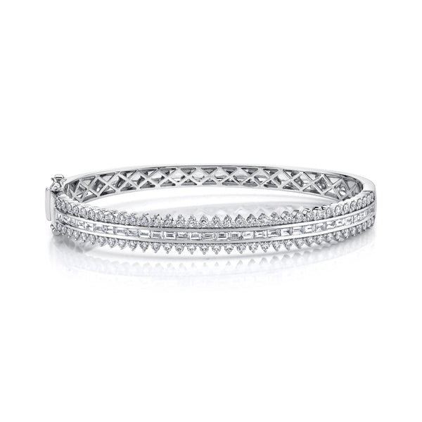 2.09CT DIAMOND BAGUETTE BANGLE