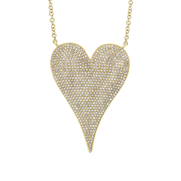 1.42CT DIAMOND HEART NECKLACE